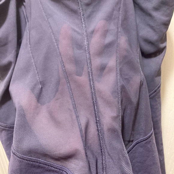 Lululemon purple cross cross straps mesh tank top - Picture 5 of 5